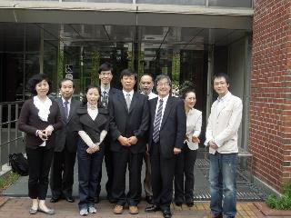 中華人民共和国武漢大学公共衛生大学院代表団が訪問